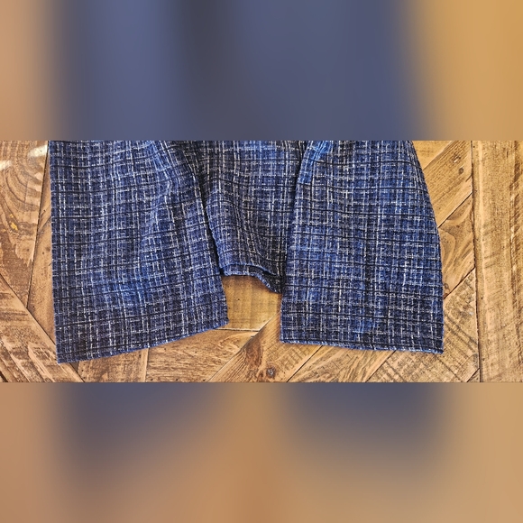 NWT ZARA Tweed Textured Off Shoulder Top Flare Long Sleeves Size XS - Picture 9 of 12